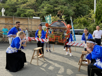 神明神社例祭／白石先生 (6)