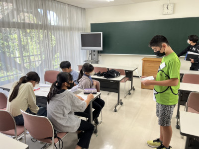キャンドルサービスの出し物練習 (2)